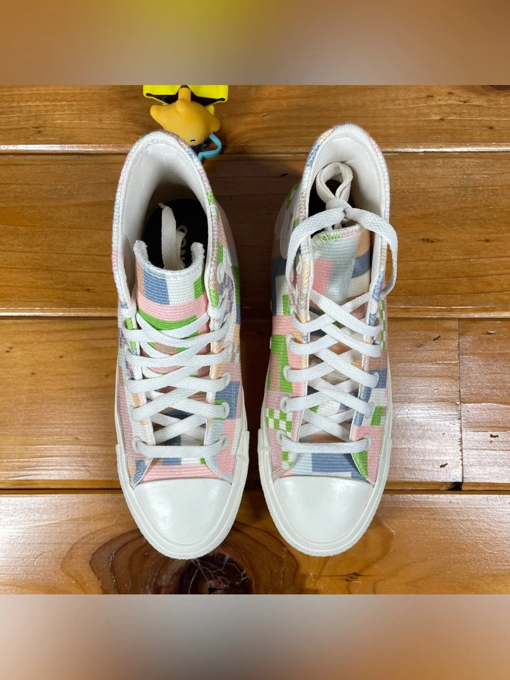 Converse Chuck Taylor All Star WOMENS 7 Crafted High Abstract Stripes 572702F
